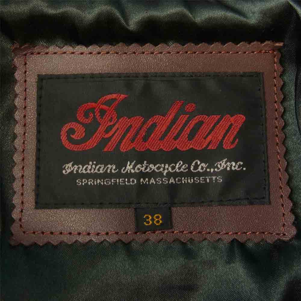 INDIAN MOTOCYCLE インディアン モトサイクル ブラウン系 38【中古】