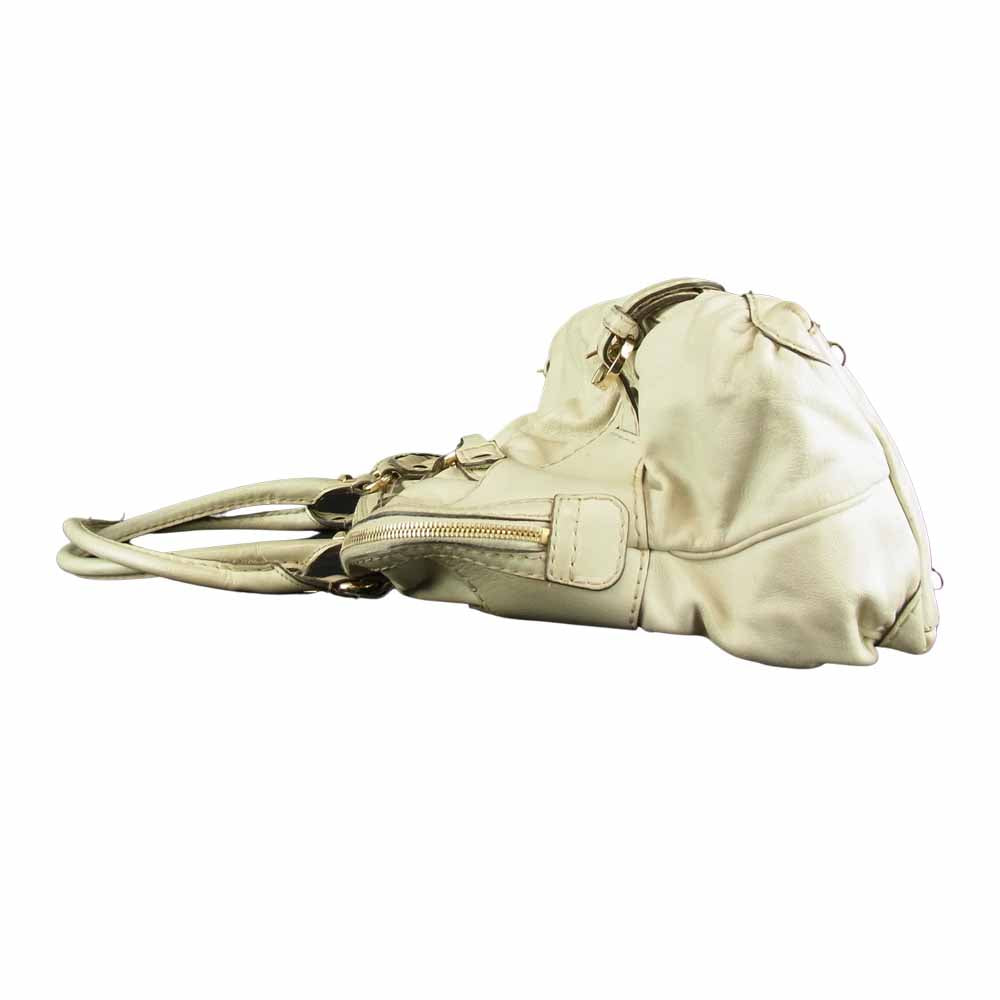 GUCCI グッチ 189890 ホースビット ハンドバッグ ホワイト系【中古】