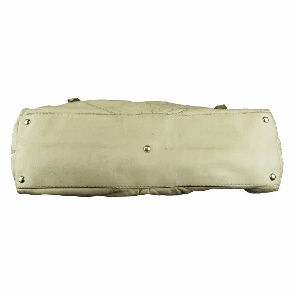 GUCCI グッチ 189890 ホースビット ハンドバッグ ホワイト系【中古】