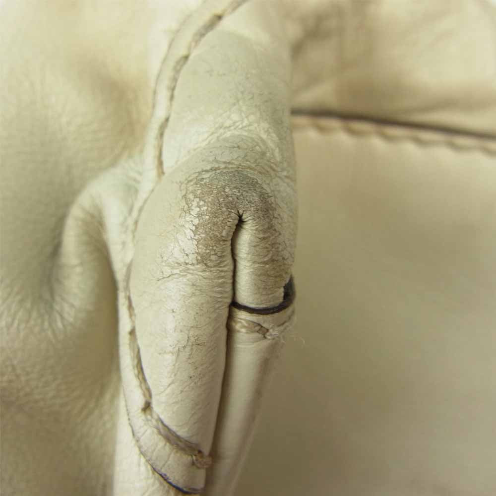 GUCCI グッチ 189890 ホースビット ハンドバッグ ホワイト系【中古】