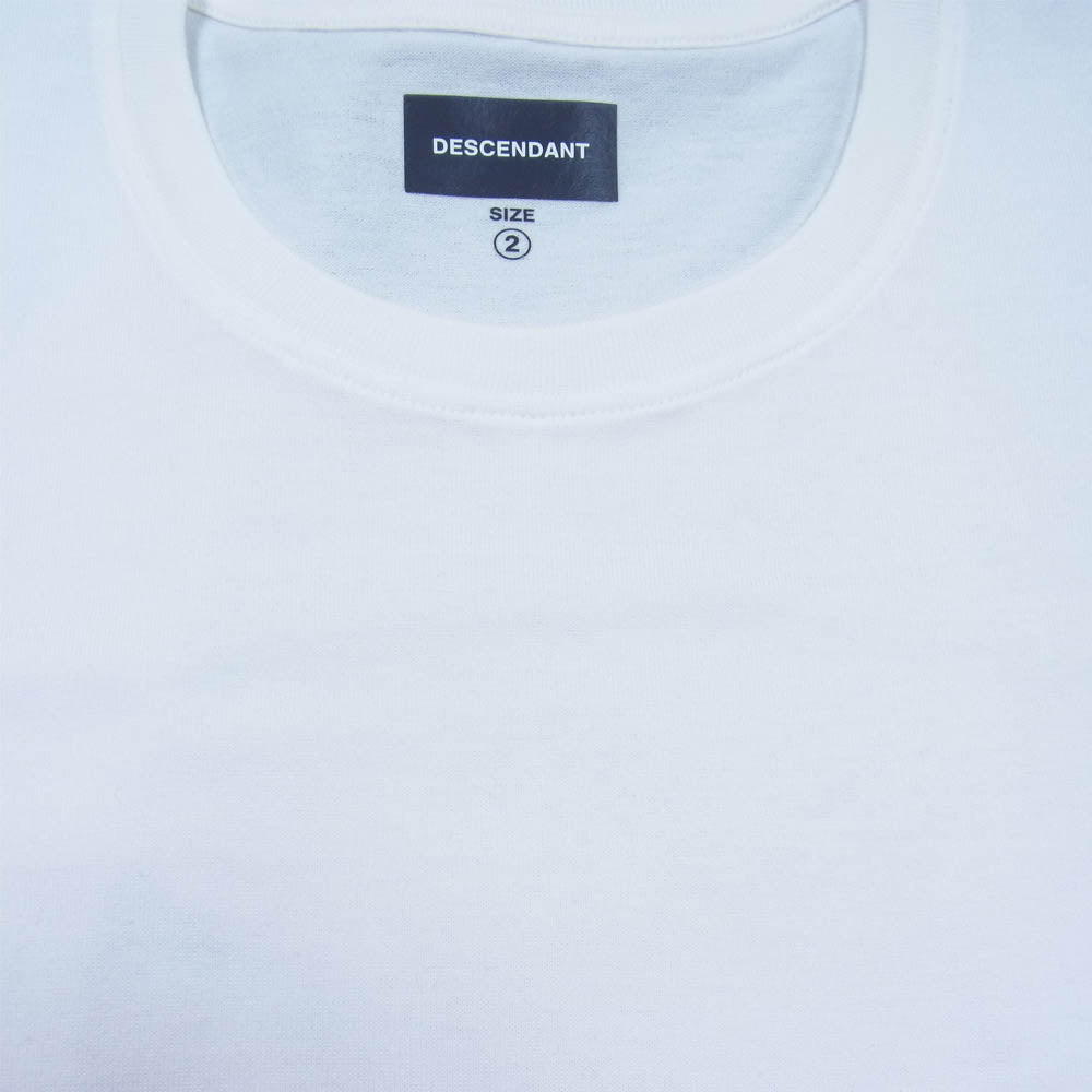 DESCENDANT ディセンダント BLT SS 半袖 Ｔシャツ 半袖Tシャツ 日本製 ホワイト系 2【新古品】【未使用】【中古】