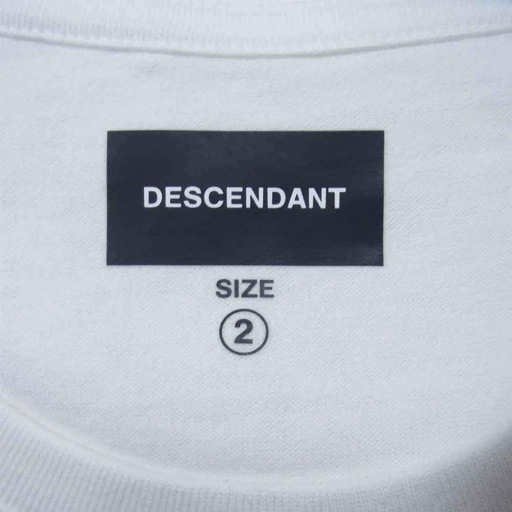 DESCENDANT ディセンダント BLT SS 半袖 Ｔシャツ ホワイト系 2【新古品】【未使用】【中古】