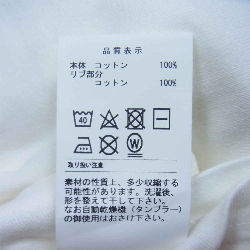 DESCENDANT ディセンダント BLT SS 半袖 Ｔシャツ ホワイト系 2【新古品】【未使用】【中古】