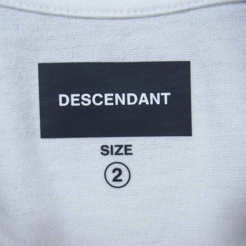 DESCENDANT ディセンダント BLT SS 半袖Ｔシャツ ホワイト系 M【新古品】【未使用】【中古】