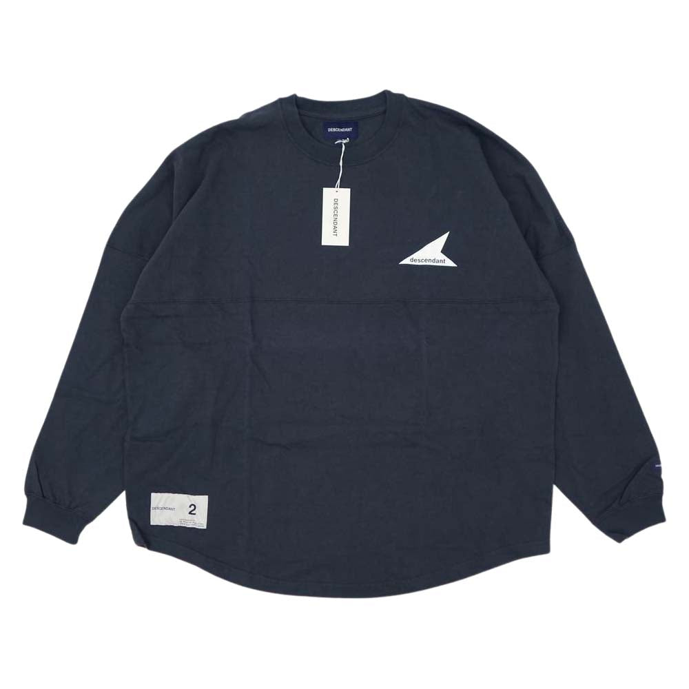DESCENDANT ディセンダント 19SS 191ATDS-CSM15 CETUS JERSEY LS ケートス ジャージー 長袖 クルーネック グレー グレー系 2【新古品】【未使用】【中古】