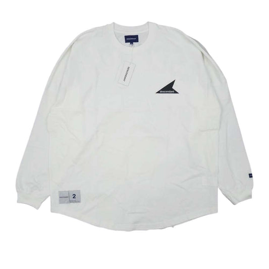 DESCENDANT ディセンダント 19SS 191ATDS-CSM15 CETUS JERSEY LS ケートス ジャージー 長袖 クルーネック ホワイト 2【新古品】【未使用】【中古】