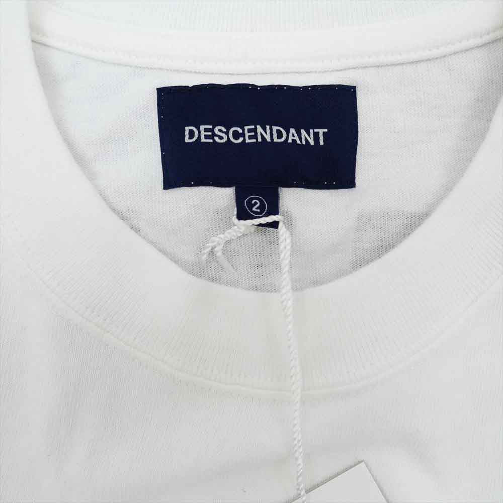 DESCENDANT ディセンダント 19SS 191ATDS-CSM15 CETUS JERSEY LS ケートス ジャージー 長袖 クルーネック ホワイト 2【新古品】【未使用】【中古】