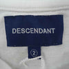 DESCENDANT ディセンダント 19SS 191ATDS-CSM15 CETUS JERSEY LS ケートス ジャージー 長袖 クルーネック ホワイト 2【新古品】【未使用】【中古】