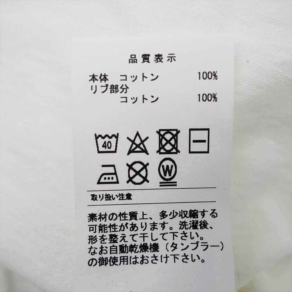 DESCENDANT ディセンダント 19SS 191ATDS-CSM15 CETUS JERSEY LS ケートス ジャージー 長袖 クルーネック ホワイト 2【新古品】【未使用】【中古】
