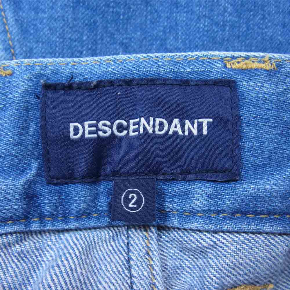 DESCENDANT ディセンダント 19AW 192BRDS-PTM04 DC-6 DENIM TROUSERS デニム トラウザーズ パンツ インディゴブルー系 2【新古品】【未使用】【中古】