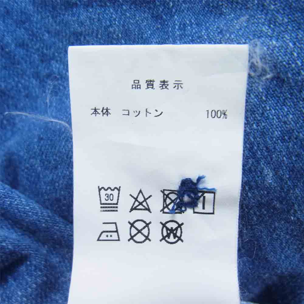 DESCENDANT ディセンダント 19AW 192BRDS-PTM04 DC-6 DENIM TROUSERS デニム トラウザーズ パンツ インディゴブルー系 2【新古品】【未使用】【中古】