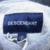 DESCENDANT ディセンダント 18AW 182ATDS-CSM01S BREACHING / HOODED SWEAT SHIRT フーデット スウェット シャツ グレー系 M【新古品】【未使用】【中古】