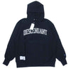 DESCENDANT ディセンダント 17AW 172ATDS-CSM09 CLUB / HOODED SWEAT SHIRT クラブ フーデット スウェット シャツ プルオーバー パーカー ダークネイビー系 2【美品】【中古】