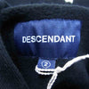 DESCENDANT ディセンダント 17AW 172ATDS-CSM09 CLUB / HOODED SWEAT SHIRT クラブ フーデット スウェット シャツ プルオーバー パーカー ダークネイビー系 2【美品】【中古】