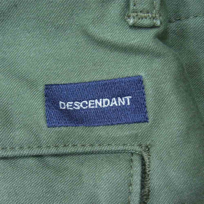DESCENDANT ディセンダント 20SS 201WVDS-PTM04 D-65M SATIN TROUSERS サテン トラウザーズ パンツ OLIVEDRAB 2【新古品】【未使用】【中古】