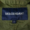 DESCENDANT ディセンダント 20SS 201BRDS-JKM02 D-51M NYCO JACKET ミリタリー モッズ コート カーキ系 2【新古品】【未使用】【中古】