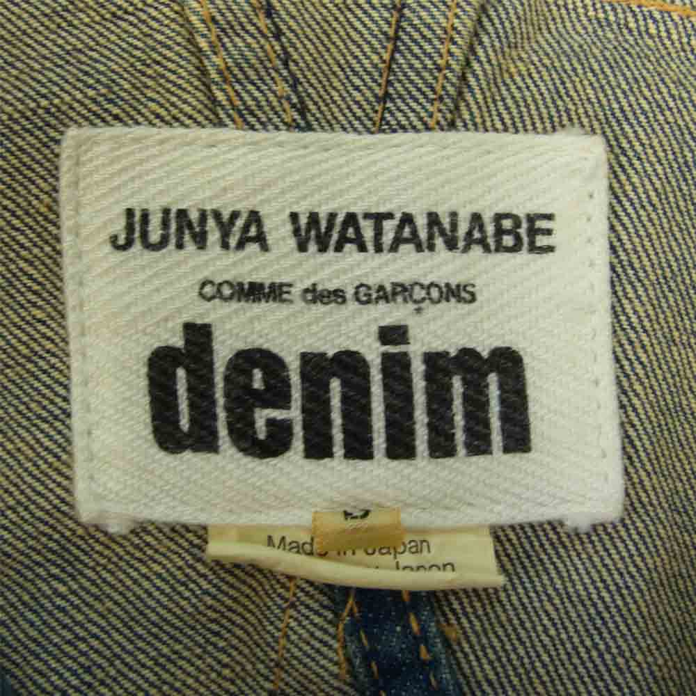 JUNYA WATANABE COMME des GARCONS ジュンヤワタナベコムデギャルソン XZ-J201 denim AD2017 XZ-J201 DENIM JACKET リメイク デニム ジャケット インディゴブルー系 S【中古】