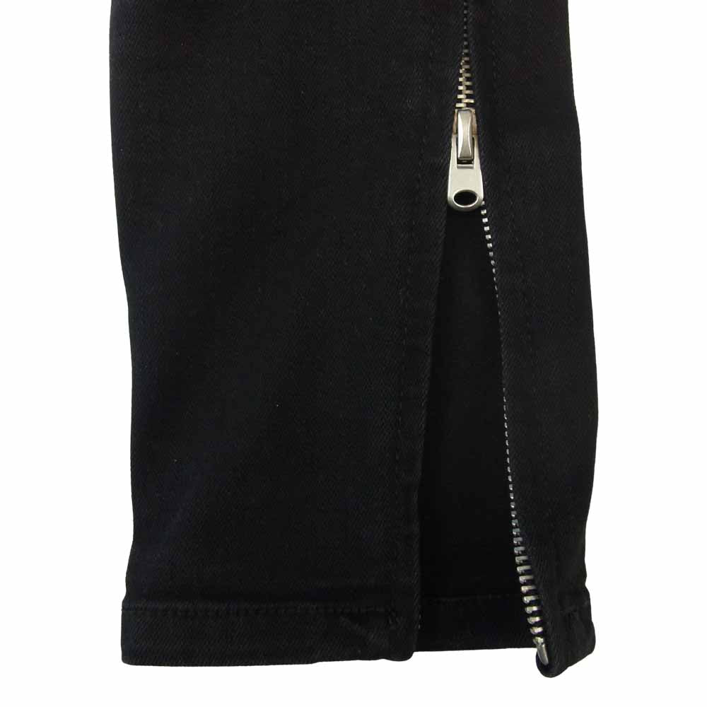 ミニマル M1 STRETCH DENIM 裾ジップ ブラック デニム パンツ ブラック系 30【美品】【中古】