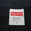 Supreme シュプリーム 21SS CHALK BOX LOGO TEE カウズ ボックス ロゴ Tシャツ ブラック系 L【中古】