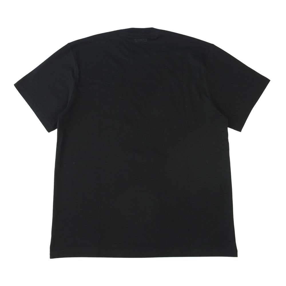 VETEMENTS ヴェトモン 21SS UE51TR620B THINK DIFFERENTLY LOGO T SHIRT ロゴ Tシャツ ブラック系 XL【美品】【中古】