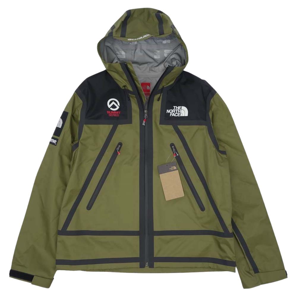 Supreme シュプリーム 21SS NP12101I 国内正規品 THE NORTH FACE TAPE SEAM MOUNTAIN JACKET マウンテン ジャケット オリーブ バーントオリーブグリーン M【新古品】【未使用】【中古】