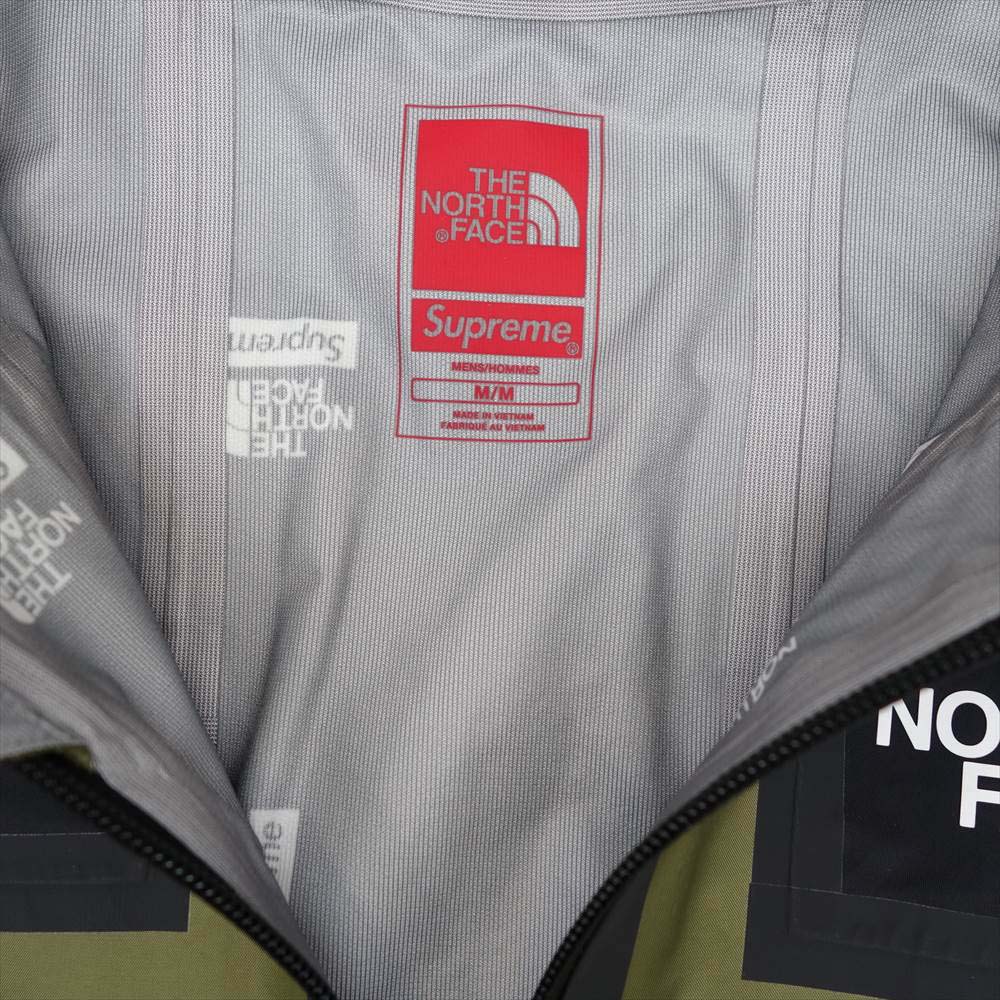 Supreme シュプリーム 21SS NP12101I 国内正規品 THE NORTH FACE TAPE SEAM MOUNTAIN JACKET マウンテン ジャケット オリーブ バーントオリーブグリーン M【新古品】【未使用】【中古】