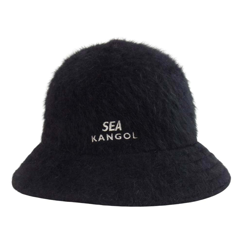 WIND AND SEA ウィンダンシー WDS-KG-03 KANGOL カンゴール バケットハット ブラック系 L【美品】【中古】