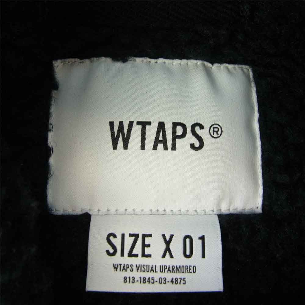 WTAPS ダブルタップス 182GWDT-JKM04 OVIS JACKET WONY MELTON メルトン ボア ジャケット ブラック系 1【中古】