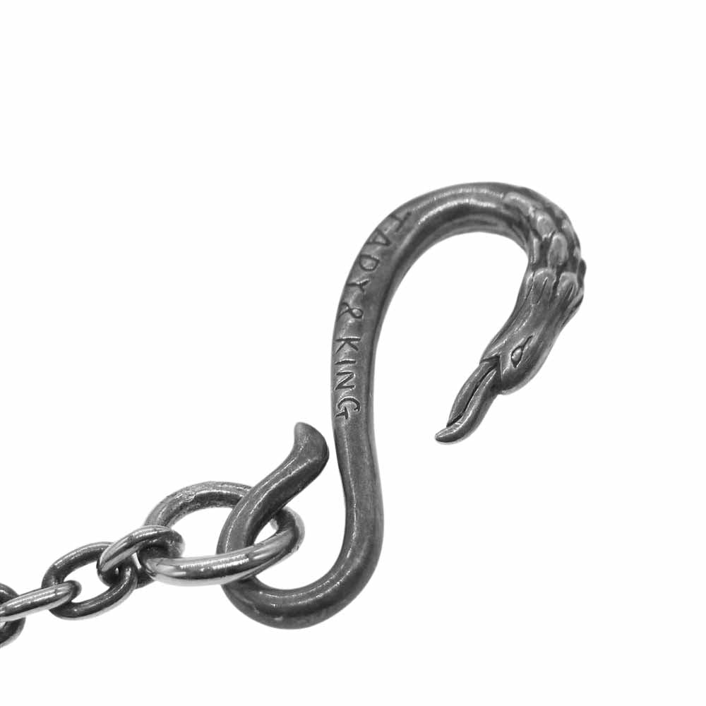 タディアンドキング イーグル フック＆ホイール GPローズ付き チェーン 細丸 シルバー系【中古】