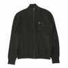 schott ショット 3174008 LEATHER POCKET COMMAND ZIP SWEATER ワンスター レザー ポケット ハーフ ジップ セーター カーキ系 M【中古】