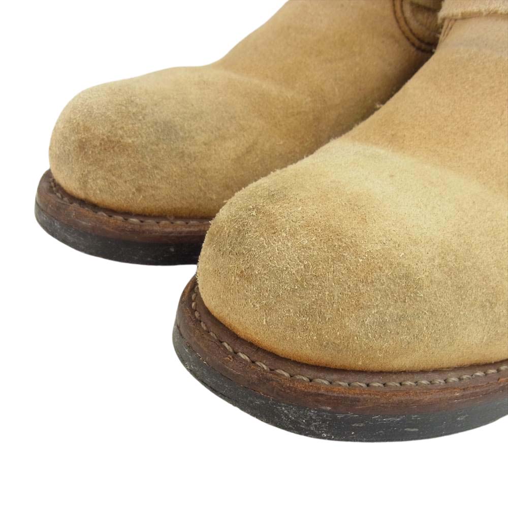 RED WING レッドウィング 8268 Engineer Boots スエード エンジニア ブーツ ベージュ系 US8.5D【中古】