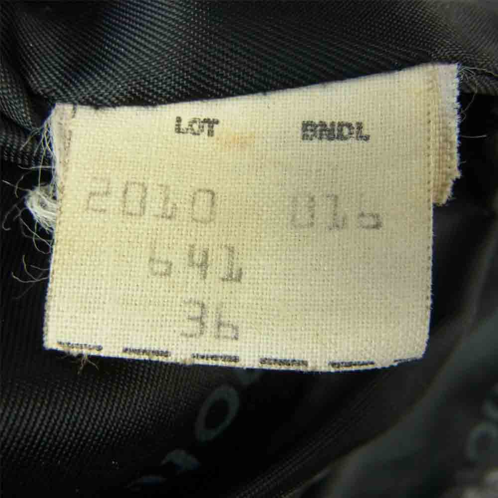 schott ショット 641 USA シングル レザー ライダース ジャケット ブラック系 36【中古】
