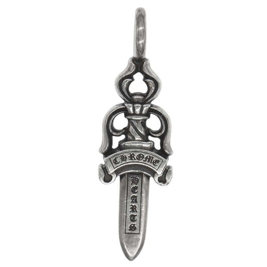 CHROME HEARTS クロムハーツ（原本無） DBL DAGGER ダブルダガー ペンダントトップ シルバー系【中古】