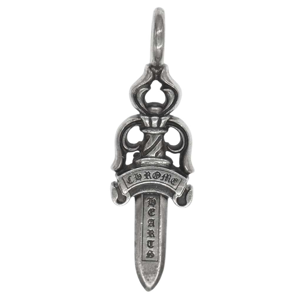 CHROME HEARTS クロムハーツ（原本無） DBL DAGGER ダブルダガー ペンダントトップ シルバー系【中古】