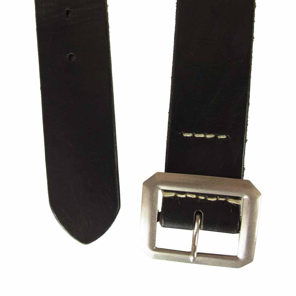 WAREHOUSE ウエアハウス ギャリソン レザー ベルト ブラック系 32【中古】