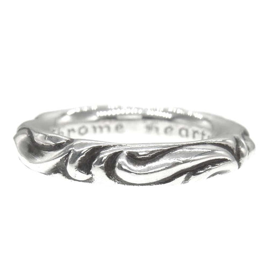 CHROME HEARTS クロムハーツ（原本無） SCRL BAND RING スクロール バンド リング シルバー系【中古】