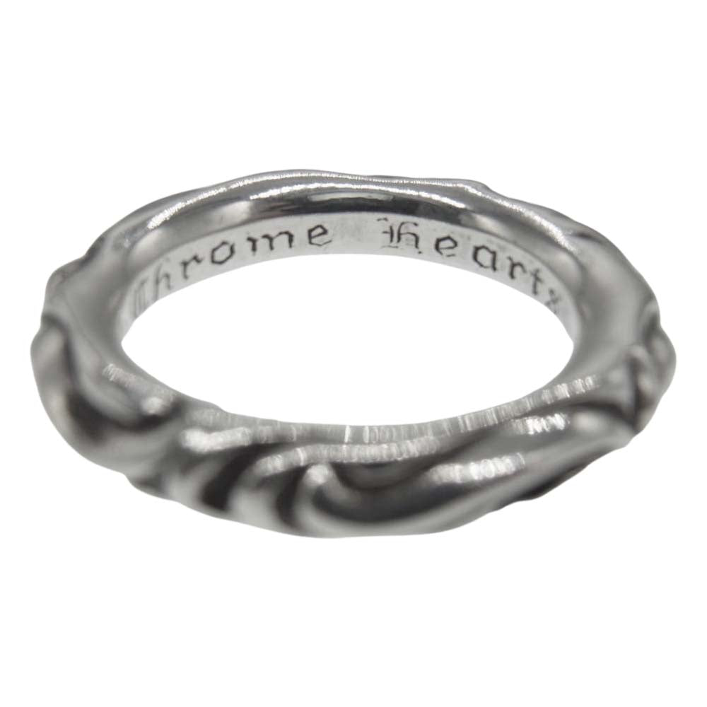 CHROME HEARTS クロムハーツ（原本無） SCRL BAND RING スクロール バンド リング シルバー系【中古】
