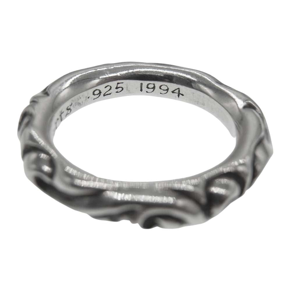 CHROME HEARTS クロムハーツ（原本無） SCRL BAND RING スクロール バンド リング シルバー系【中古】