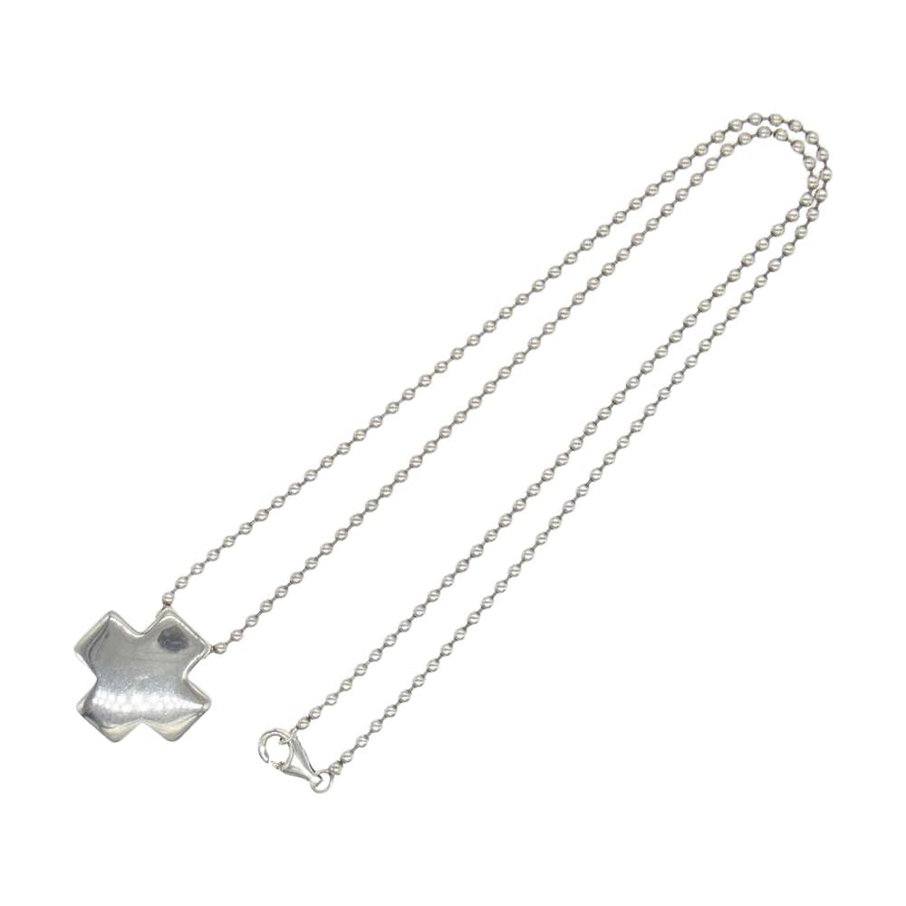 TIFFANY&Co. ティファニー ロマーン クロス ネックレス シルバー系【中古】