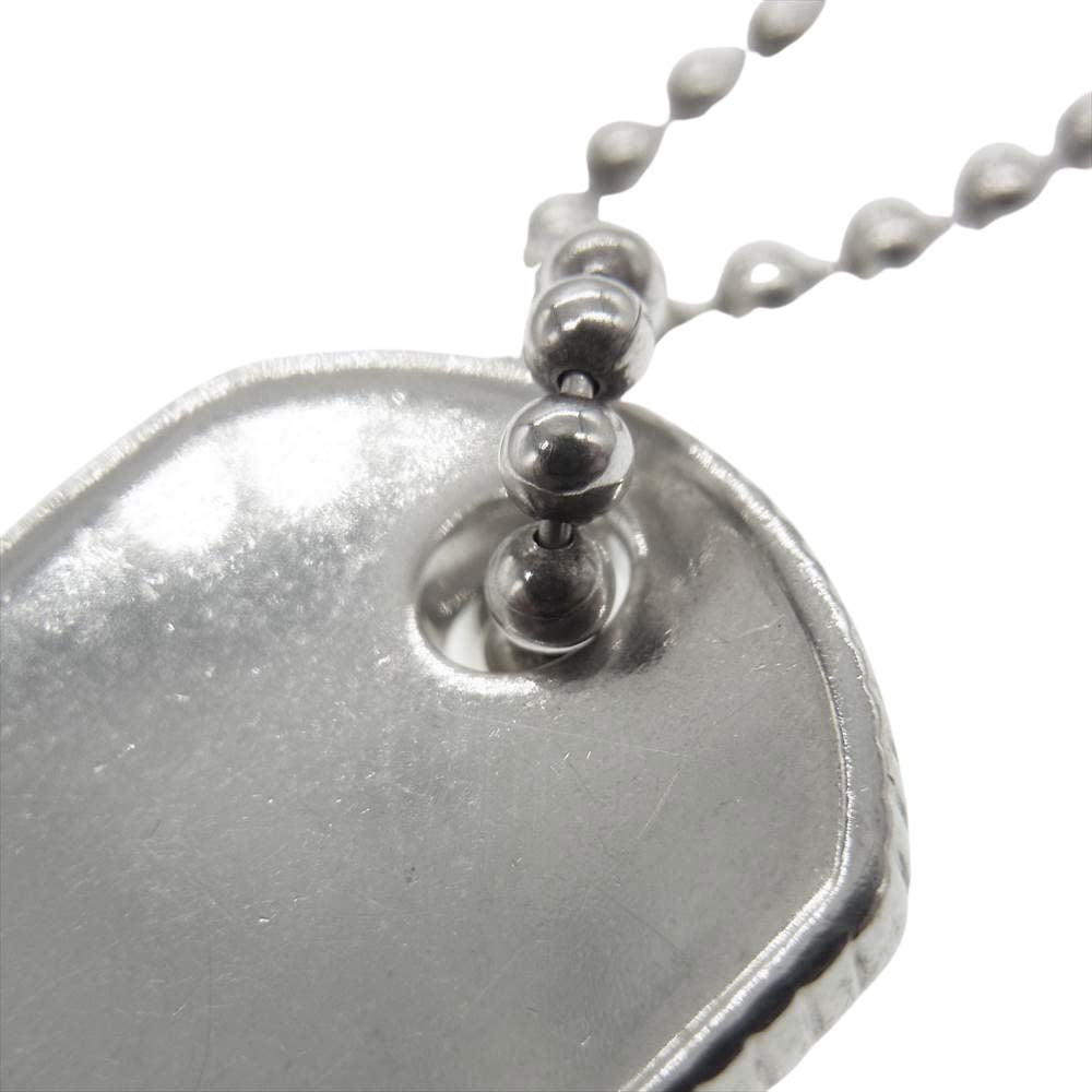 TIFFANY&Co. ティファニー コインエッジ ドッグタグ プレート ネックレス シルバー系【中古】