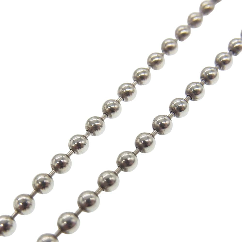 TIFFANY&Co. ティファニー コインエッジ ドッグタグ プレート ネックレス シルバー系【中古】