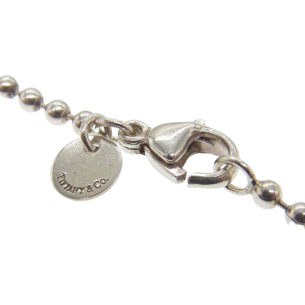 TIFFANY&Co. ティファニー コインエッジ ドッグタグ プレート ネックレス シルバー系【中古】