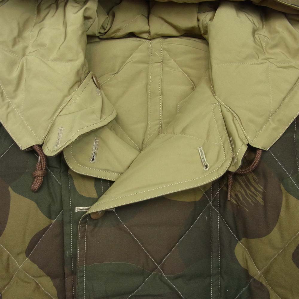 JELADO ジェラード JG33415 JOHN GLUCKOW DEEP FREEZE PARKA ディープ フリーズ パーカ リバーシブル ミリタリー ダウン ジャケット カモ×カーキ L【美品】【中古】