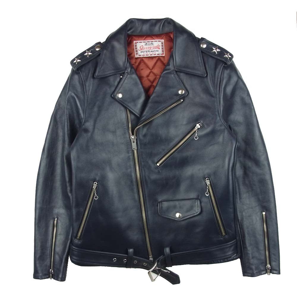 JELADO ジェラード SG43459 Rebel Jacket レベル ジャケット ライダース オールド ネイビー M【美品】【中古】