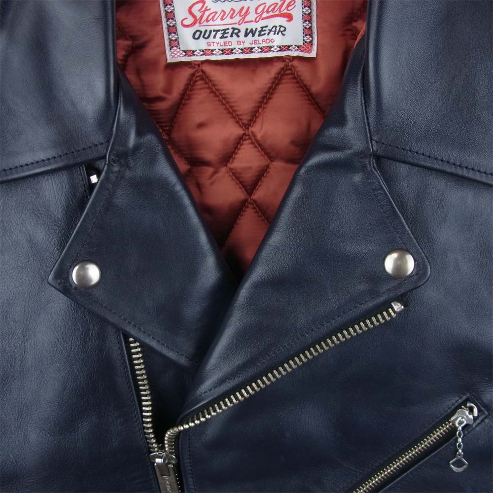 JELADO ジェラード SG43459 Rebel Jacket レベル ジャケット ライダース オールド ネイビー M【美品】【中古】