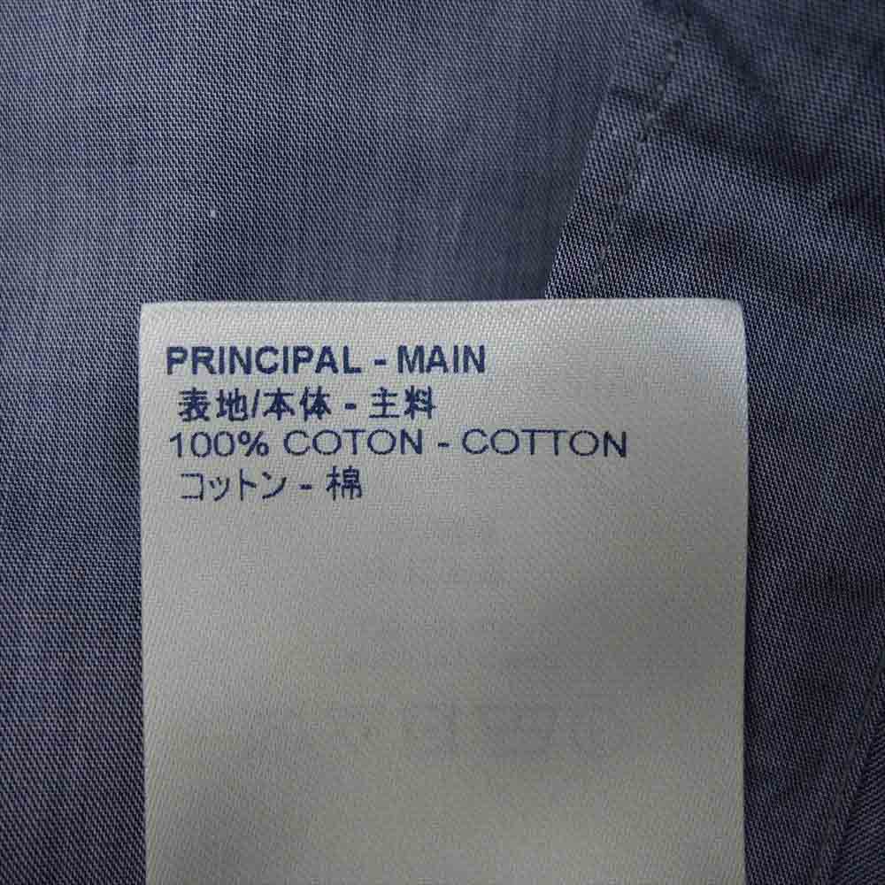 LOUIS VUITTON ルイ・ヴィトン 1A7Y1Z 国内正規品 ロゴプリント DNA 総柄 シャツ ブルーグレー系 M【美品】【中古】