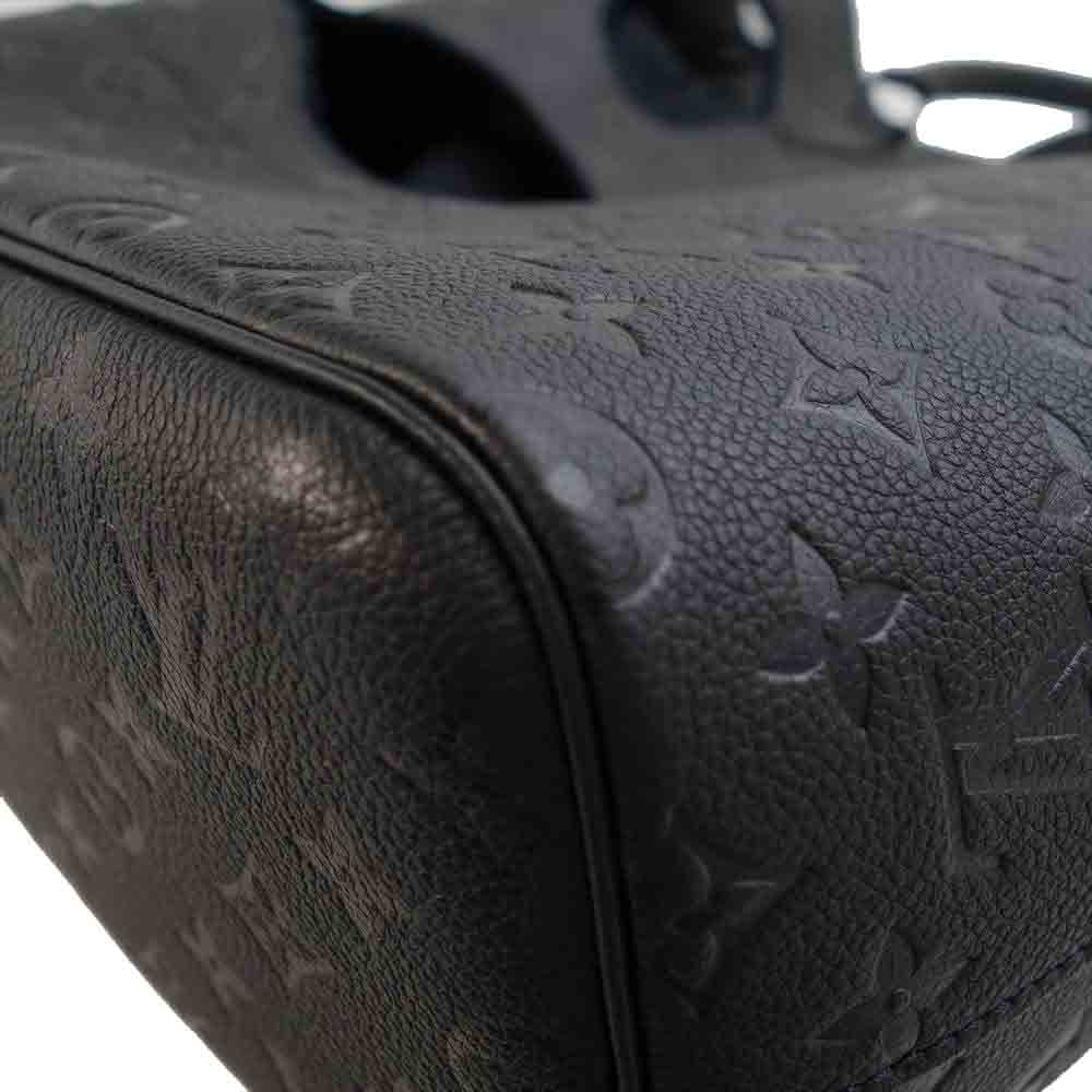 LOUIS VUITTON ルイ・ヴィトン M58661 川久保玲 モノグラム アンプラント ウィズ ホールズ トート MM ブラック系【美品】【中古】