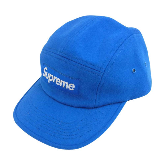 Supreme シュプリーム 20AW Loro Piana Wool Camp Cap ロロ ピアーナ ウール キャンプ キャップ ブルー系【中古】