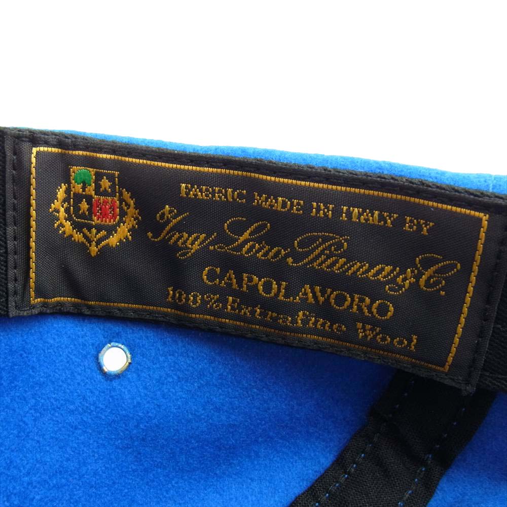 Supreme シュプリーム 20AW Loro Piana Wool Camp Cap ロロ ピアーナ ウール キャンプ キャップ ブルー系【中古】