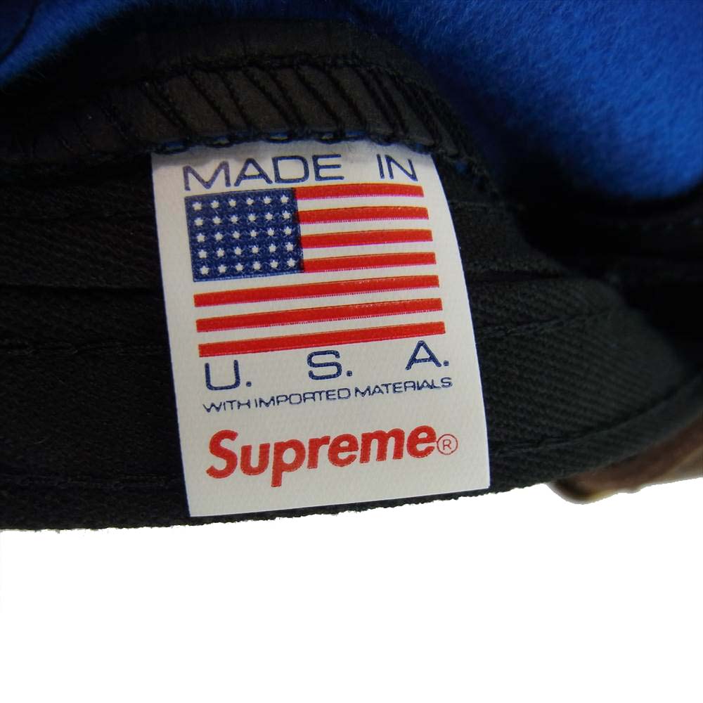 Supreme シュプリーム 20AW Loro Piana Wool Camp Cap ロロ ピアーナ ウール キャンプ キャップ ブルー系【中古】